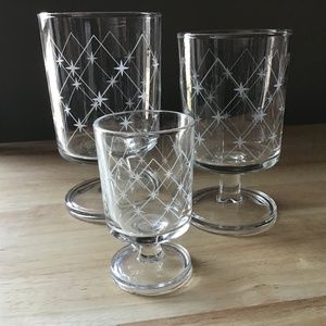 Vintage MCM Barware Set of 12 Glasses